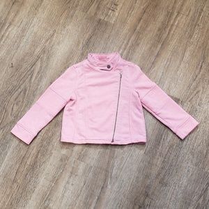 Baby Gap Pink Girls Moto Jacket Sz.2